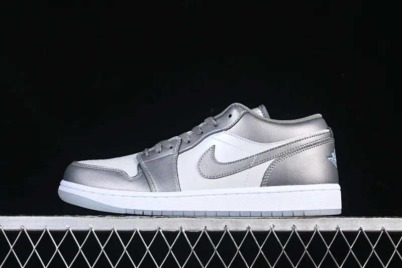 All Categories Air Jordan Jordan Series Basketball Shoes Air Jordan 1 Low Air Jordan 1 Low AJ1 Joe 1 Space Silver Retro Culture Leisure Sports Shoes HV4398-014
